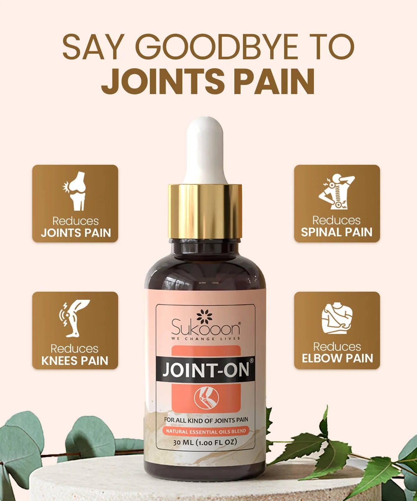 JOINT ON | Oil For Joints, Knee & Back Pain